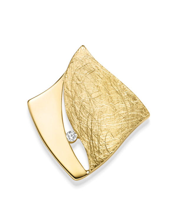 triagra Vergoldeter Anhänger aus Silber – Eleganter Schmuck