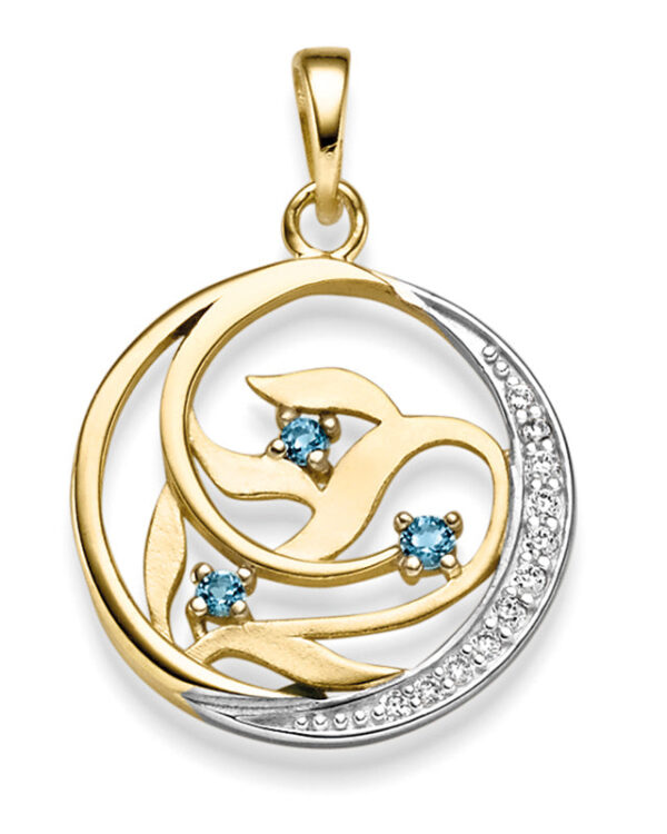 triagra Anhänger aus 333er Gold – Stilvoller Goldschmuck